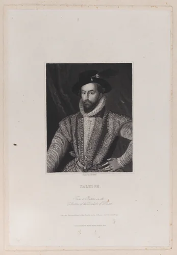 Sir Walter Raleigh by James Posselwhite, print, 1813-1826