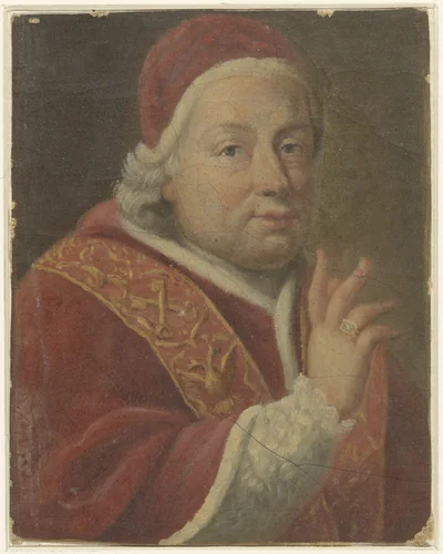 Portrait of a Pope by anonymous, painting, 1700-1800