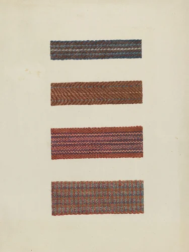 Shaker Rug Binding Tapes by Helen Dana, index of american design, 1937