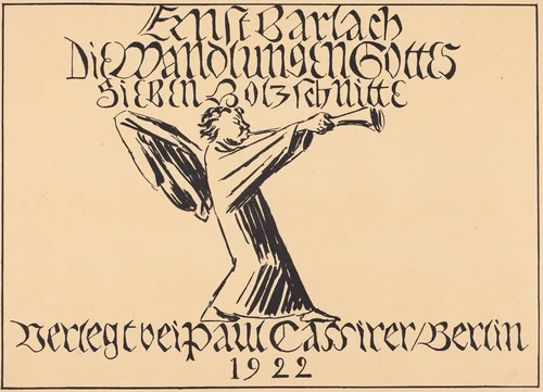 Title Page by Ernst Barlach, portfolio, 1920