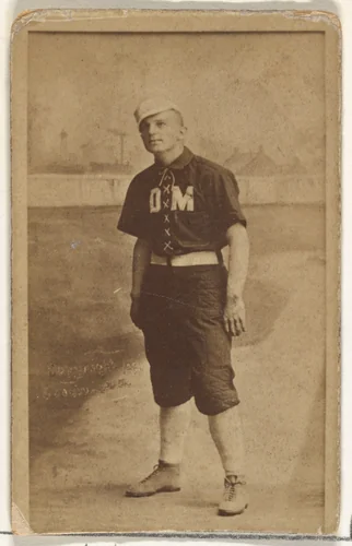 James Wear "Bug" Holliday, Des Moines Prohibitionists, from the Old Judge series (N172) for Old Judge Cigarettes by Goodwin & Company, photograph, 1887-1890