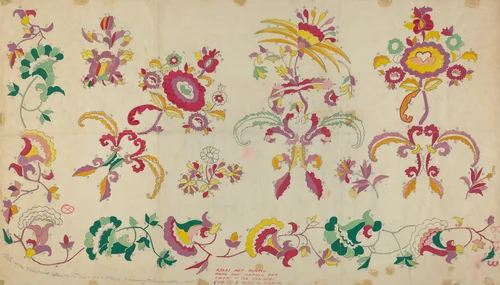 Spanish Colonial Bedspread by Majel G. Claflin, index of american design, 1935-1942