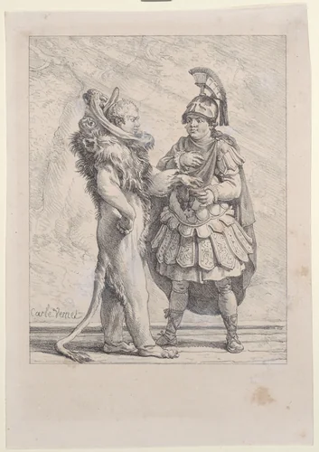 A Pinch of Snuff Behind the Drop by Antoine Charles Horace Vernet, print, 1822-1832