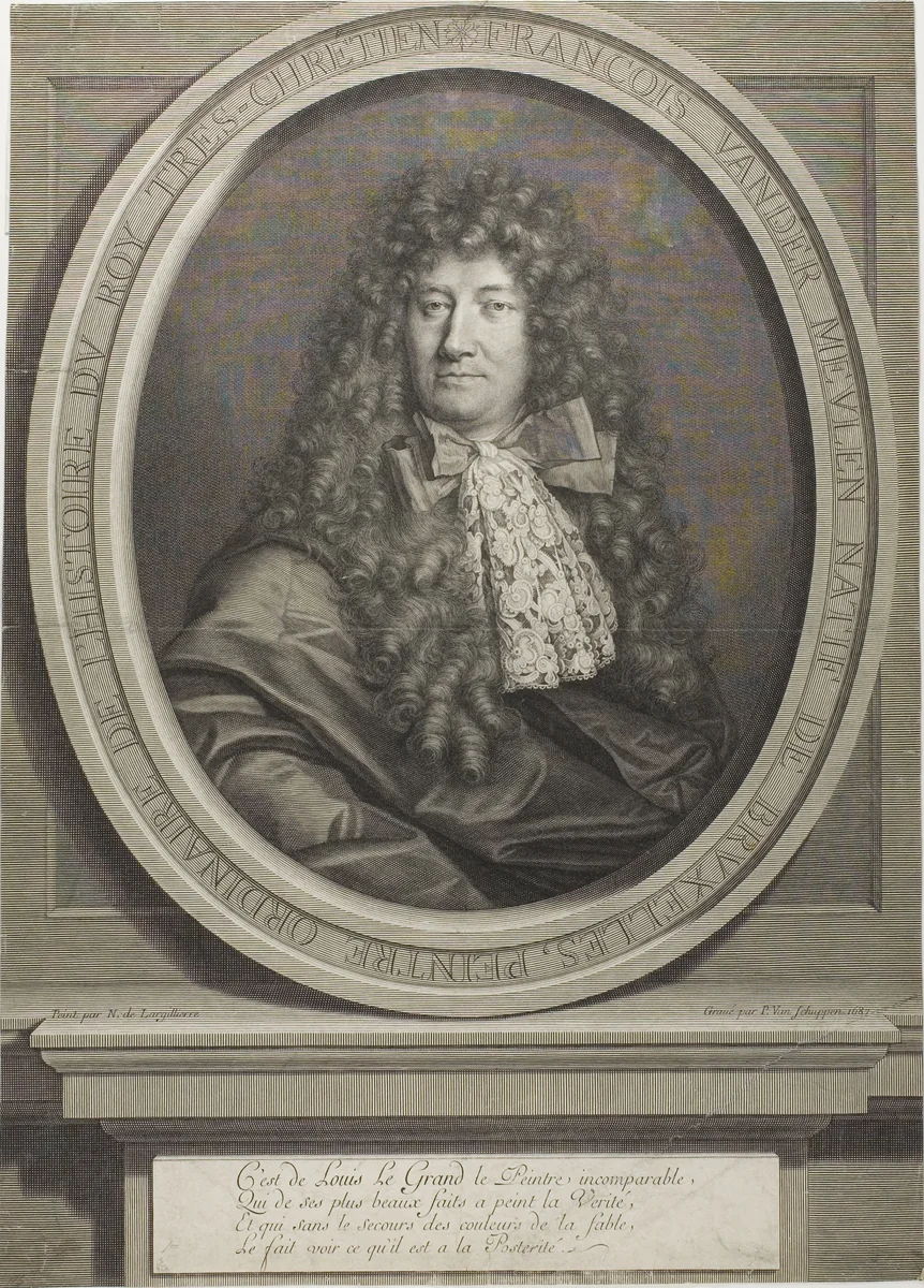 François Van der Meulen by Pierre Louis van Schuppen, print, 1687