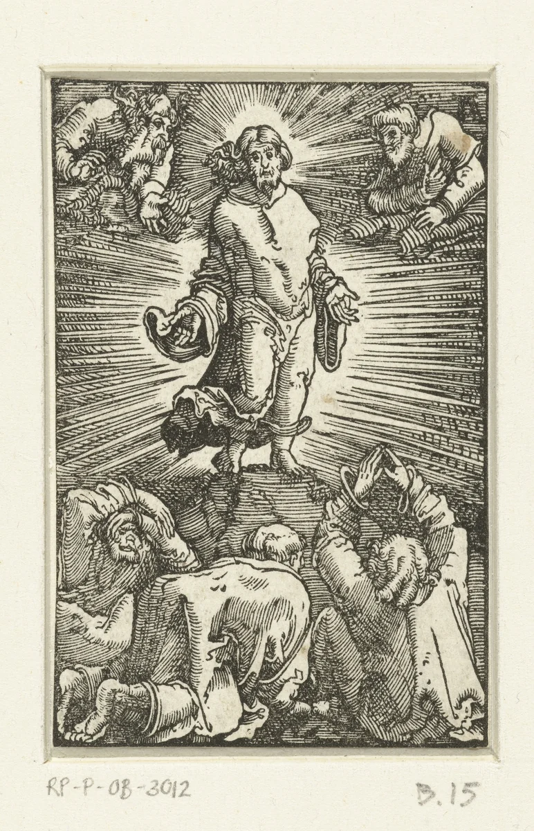 Transfiguratie van Christus by Unknown, print, 1506-1538