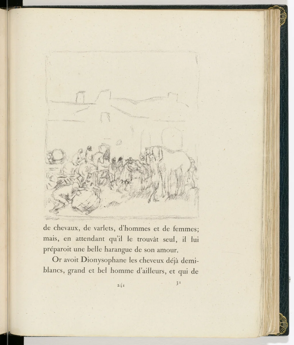 In-text plate (page 241) from Daphnis et Chloé by Pierre Bonnard, illustrated book, 1902