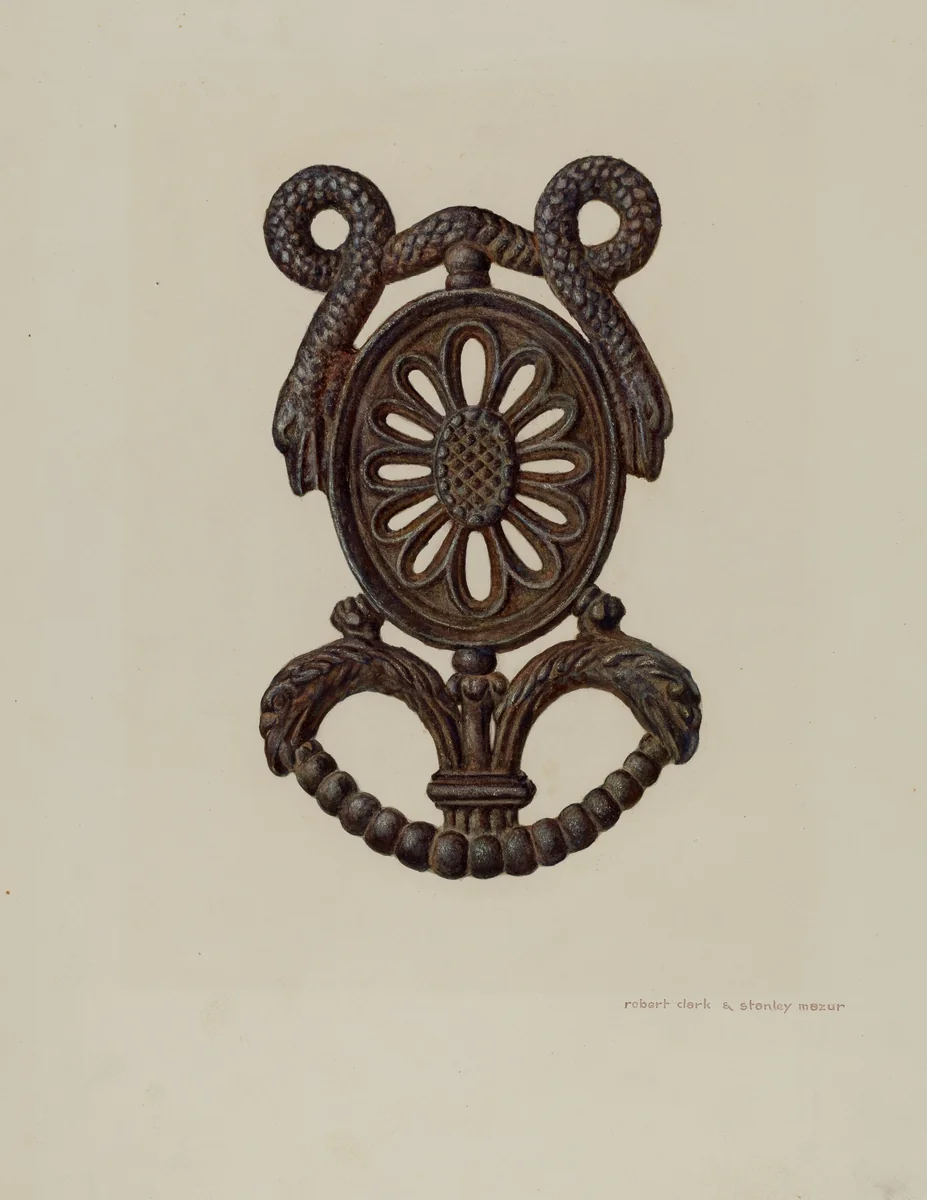 Trivet by Stanley Mazur, index of american design, 1941