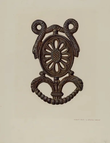 Trivet by Stanley Mazur, index of american design, 1941