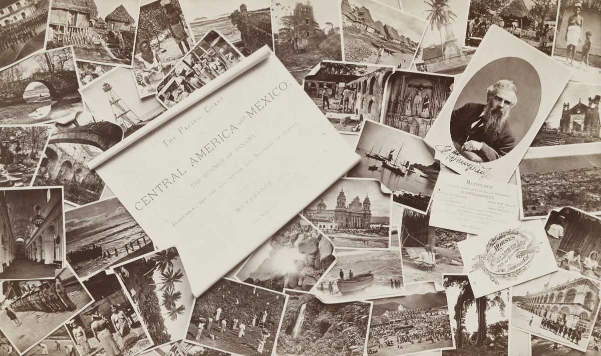 Untitled (album frontispiece) by Eadweard Muybridge, photograph, 1876