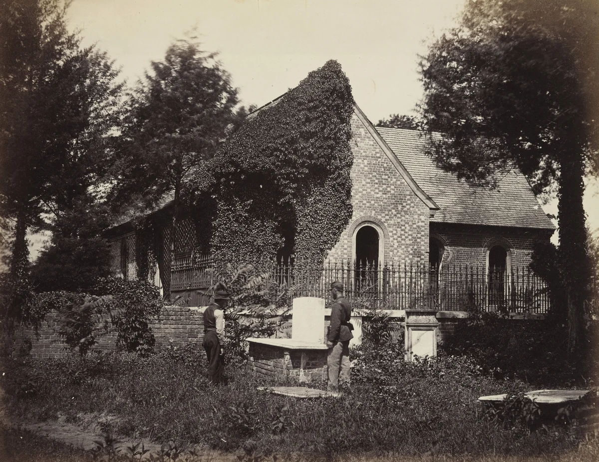 Blandford Church, Petersburg, Virginia by Timothy O'Sullivan, Alexander Gardner, photograph, 1865