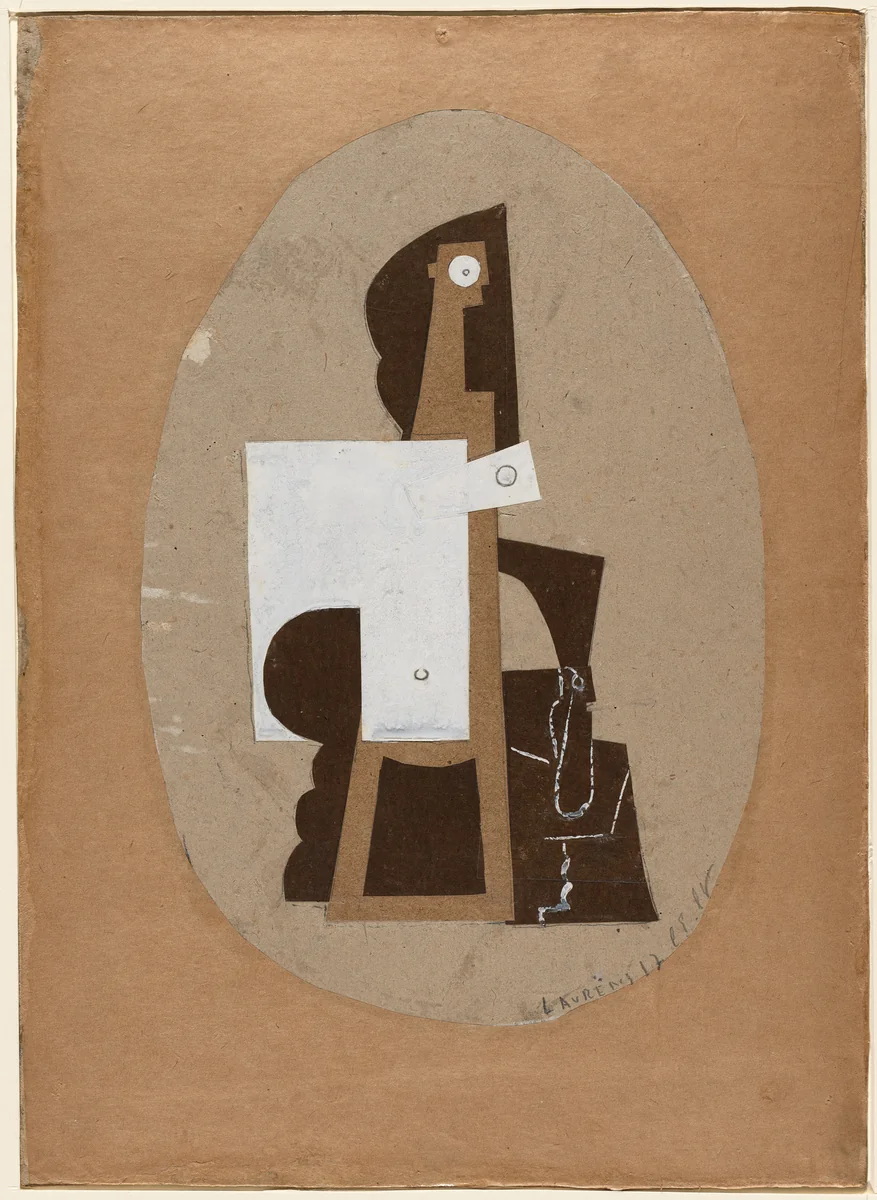 The Sculptor's Stand by Henri Laurens, drawing, 1917