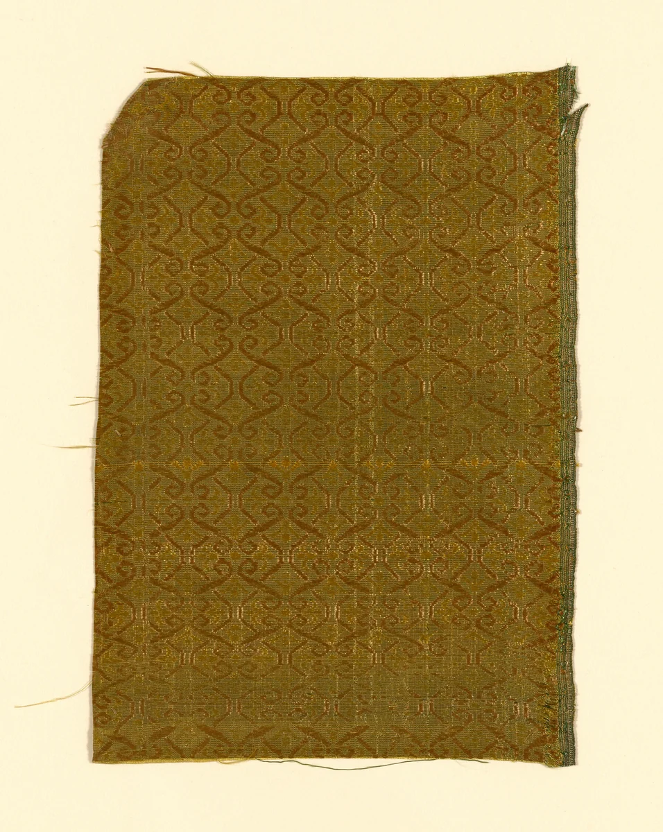 Fragment by Italy, textile, 1625-1675