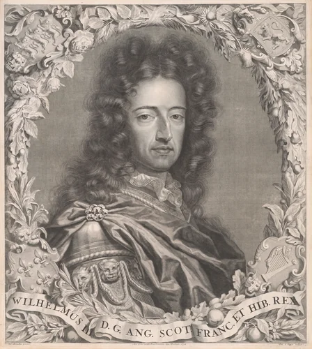 King William III by Pieter Stevens van Gunst, print, 1694
