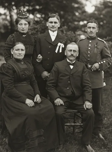 Farming Family by August Sander, photograph, 1911
