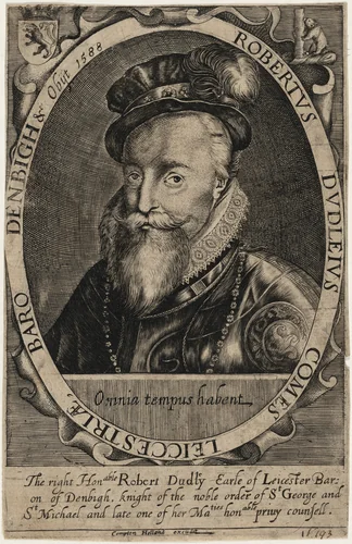 Robert Dudley, Earl of Leicester by Unknown 19th Century, print, 1800-1899