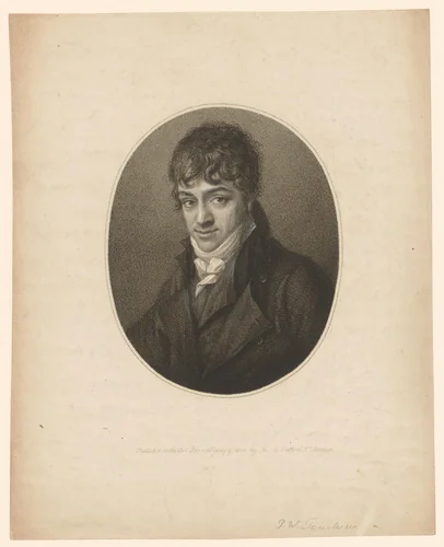 Portret van Giuseppe Acerbi by Peltro William Tomkins, print, 1802