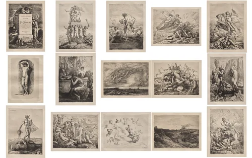 Improvisations sur cuivre by Nicolas-François Chifflart, other, 1865