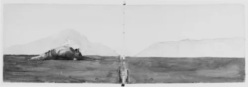 Island and Coast, 1904 (from Sketchbook) by Mary Newbold Sargent, artwork, 1904