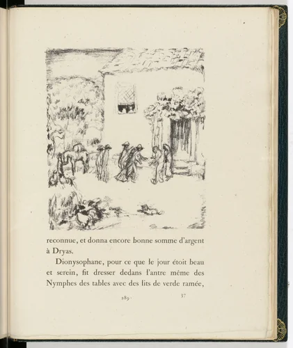 In-text plate (page 289) from Daphnis et Chloé by Pierre Bonnard, illustrated book, 1902
