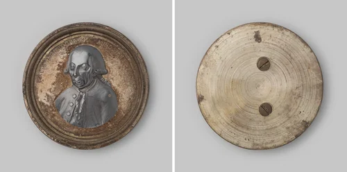 Portret van Isaac van Goudoever, kolonel van de schutterij te Amsterdam by anonymous, metalwork, 1787