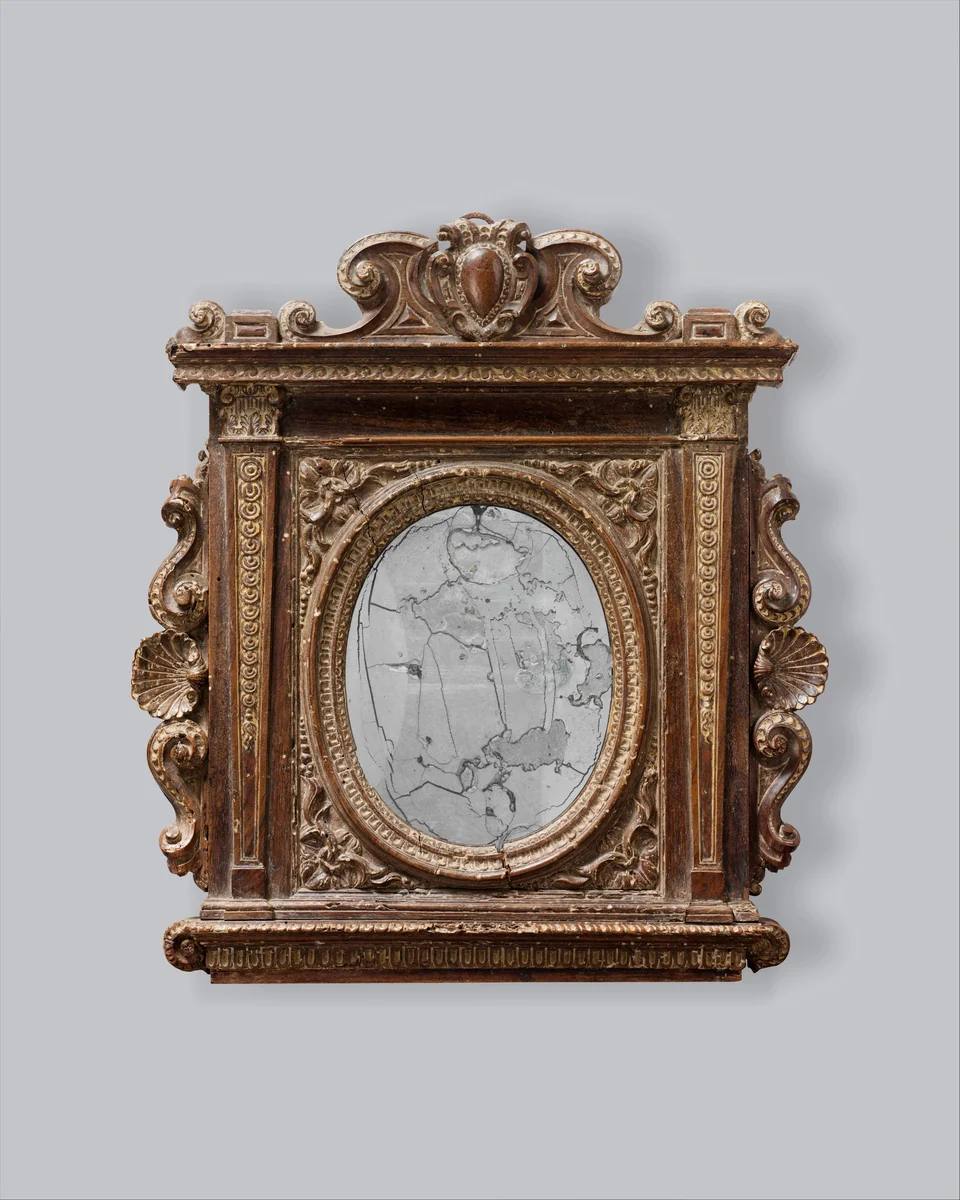 Tabernacle mirror frame by Italian, other, 1540-1560