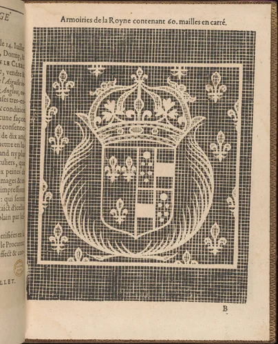 La Pratique de l'Aiguille, page 5 (recto) by Matthias Mignerak, book, 1605