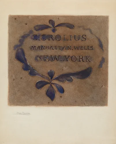 Jug by Charles Caseau, index of american design, 1936