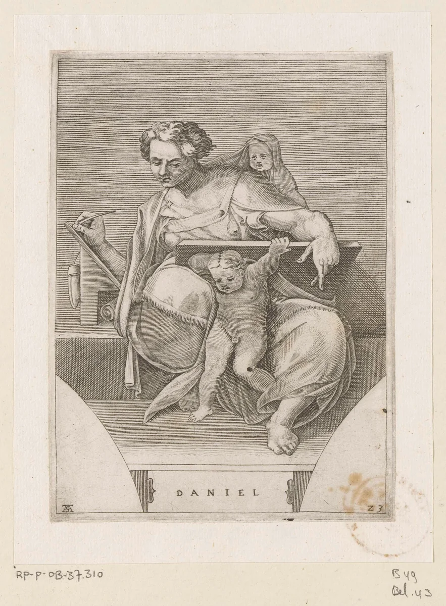 Profeet Daniël by Unknown, print, 1585