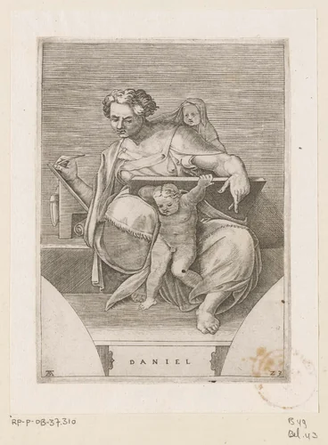 Profeet Daniël by Unknown, print, 1585