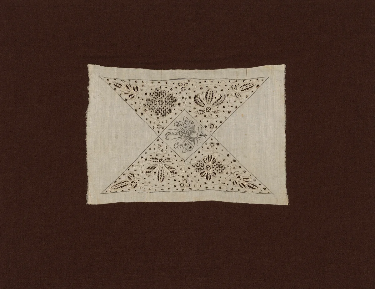 Insertion from a Table Cloth by England, textile, 1601-1625