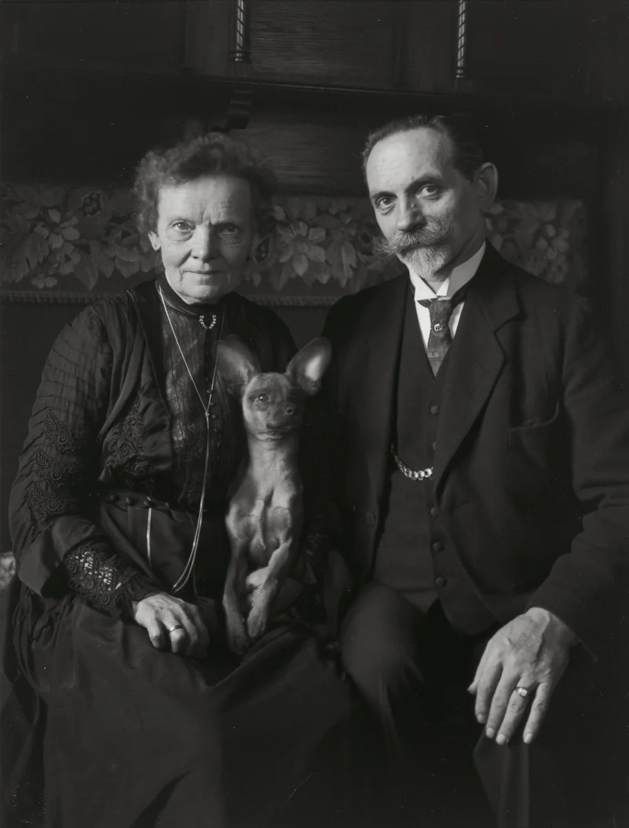 Skilled Tradesman and his Wife by August Sander, photograph, 1923