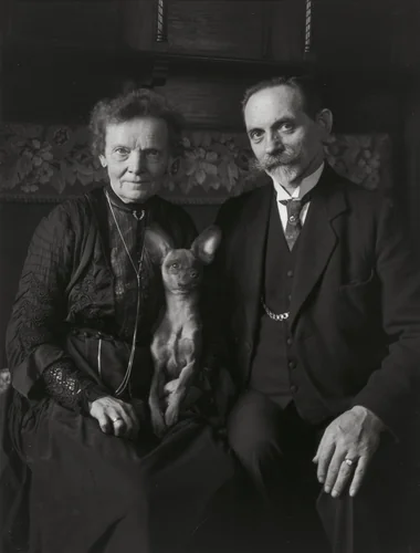 Skilled Tradesman and his Wife by August Sander, photograph, 1923