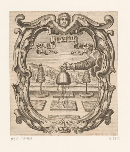 Bewatering by Johann Eckhard Löffler, print, 1681