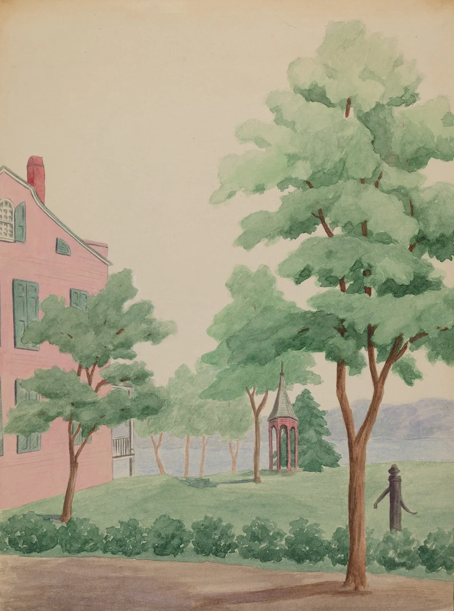 Schermerhorn Estate by Helen Miller, index of american design, 1936