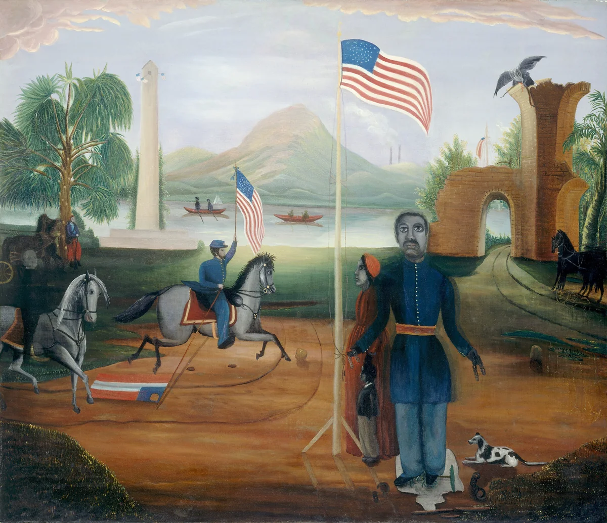 Allegory of Freedom by American 19th Century, painting, 1863