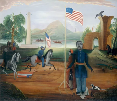 Allegory of Freedom by American 19th Century, painting, 1863