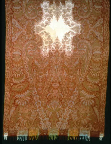 Long Shawl by Anthony Berrus, textile, 1848-1852