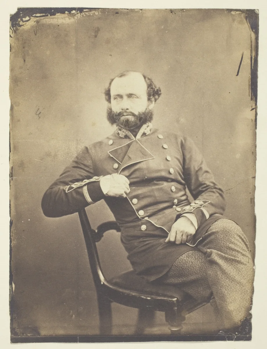 Sir Charles Ash Windham (1810-1970), General; taken at the Crimea by Roger Fenton, photograph, 1855