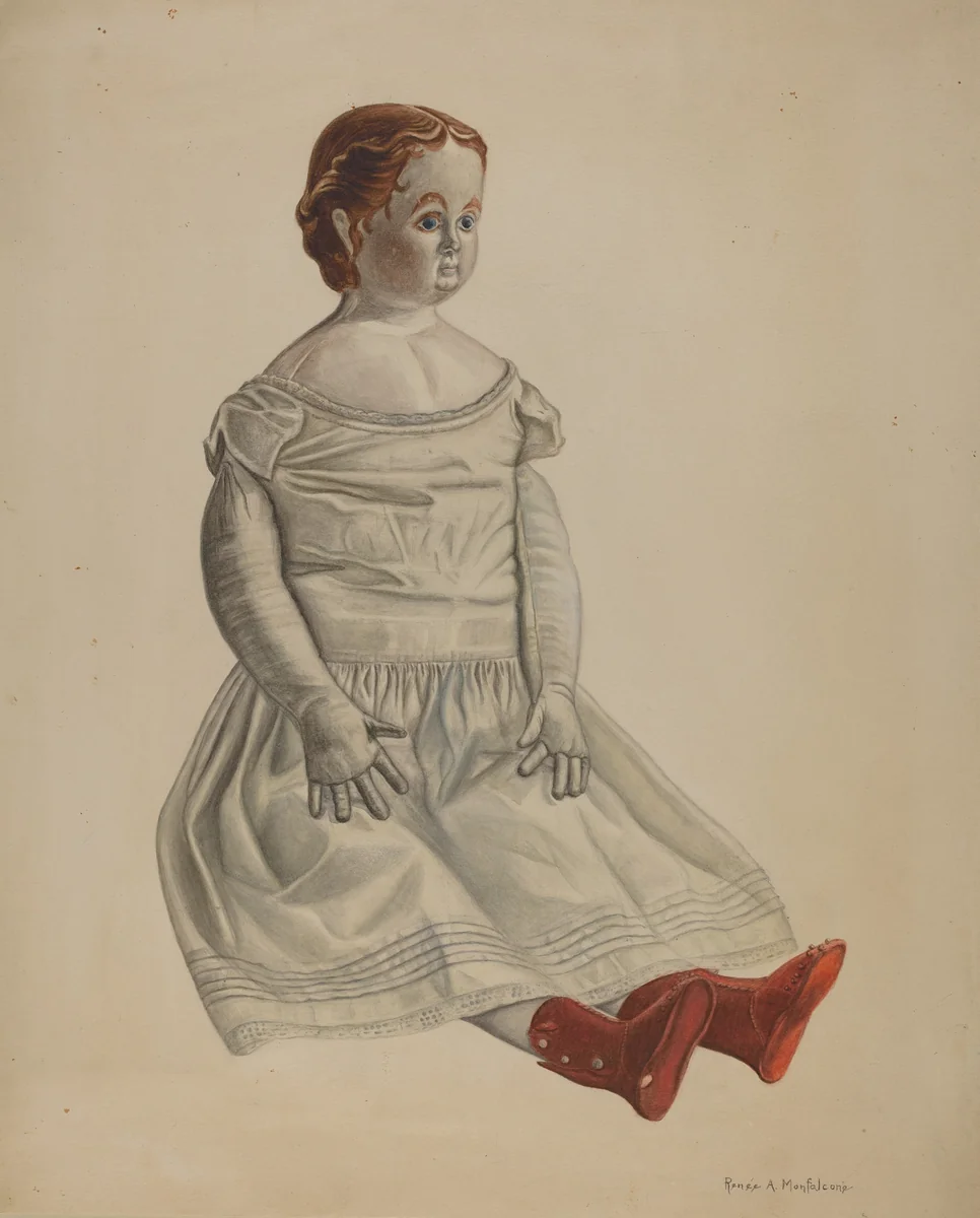 Doll--"Nina" by Renee A. Monfalcone, index of american design, 1935-1942