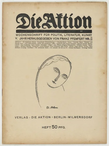Die Aktion, vol. 5, no. 31/32 by Ernst Moritz Engert, periodical, 1915