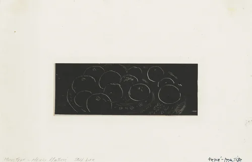 Fruits on a Moroccan Plate (Fruits sur plat marocain) by Henri Matisse, print, 1914