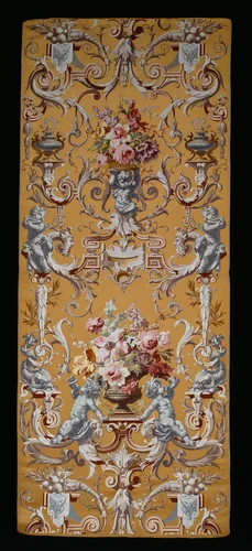 Panel (Furnishing Fabric) by Mathevon et Bouvard, textile, 1860-1880