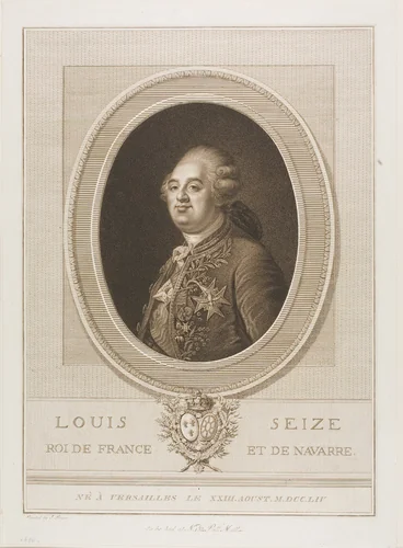 Louis Seize by Francesco Bartolozzi, print, 1747-1815