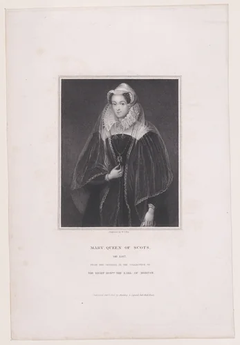 Mary, Queen of Scots by William Thomas Fry, print, 1833