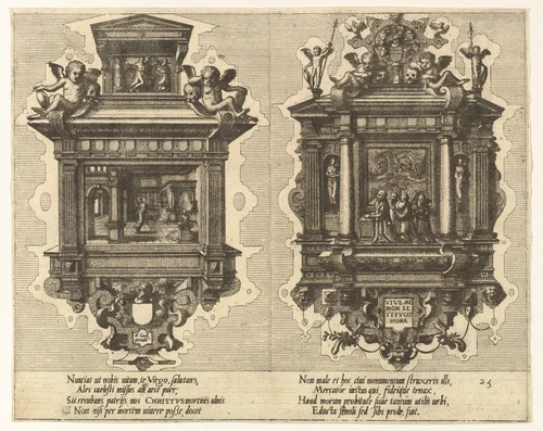 Cœnotaphiorum (25) by Hans Vredeman de Vries, print, 1563