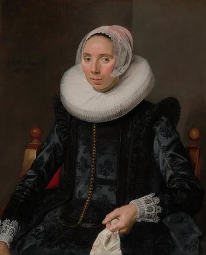 Portrait of a Lady by Frans Hals, painting, 1627