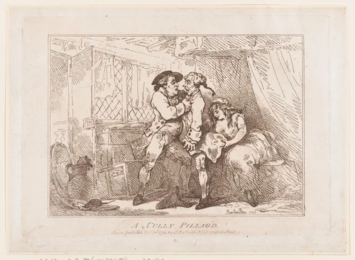 A Cully Pillag'd by Thomas Rowlandson, print, 1785