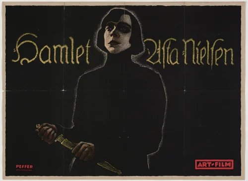 Poster for Hamlet by Franz Peffer, design, 1920