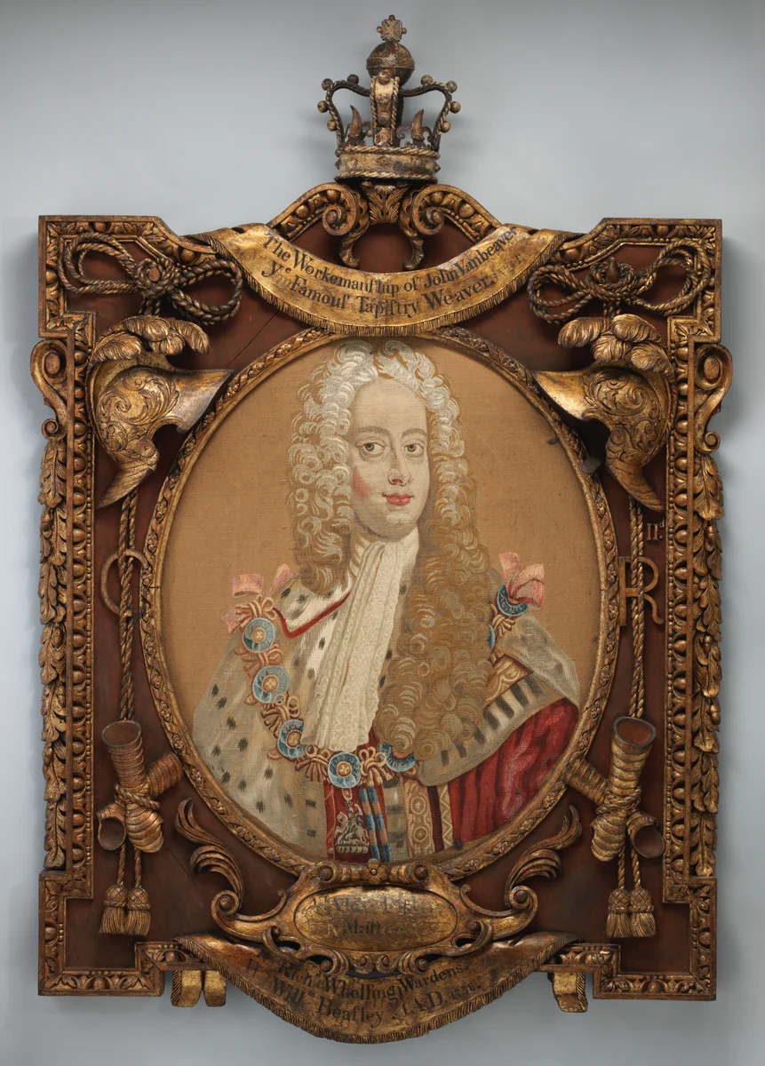 King George II (1683–1760) by John van Beaver, textile, 1732-1735