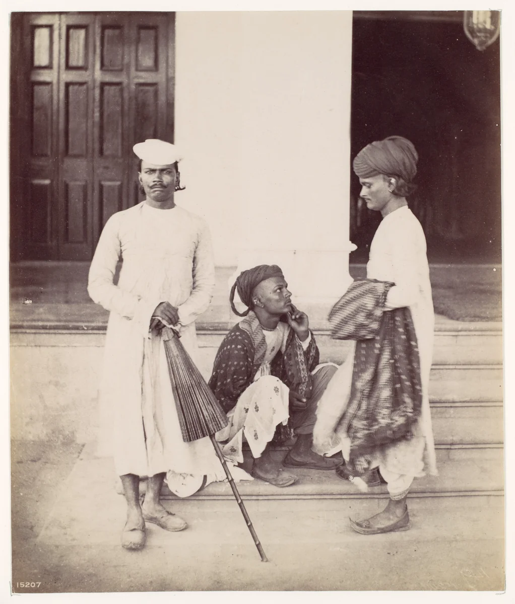 Marwaree Brokers by Francis Frith, photograph, 1870-1879